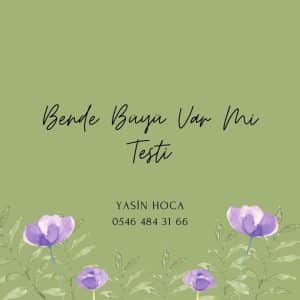 Bende Büyü Var Mı Testi